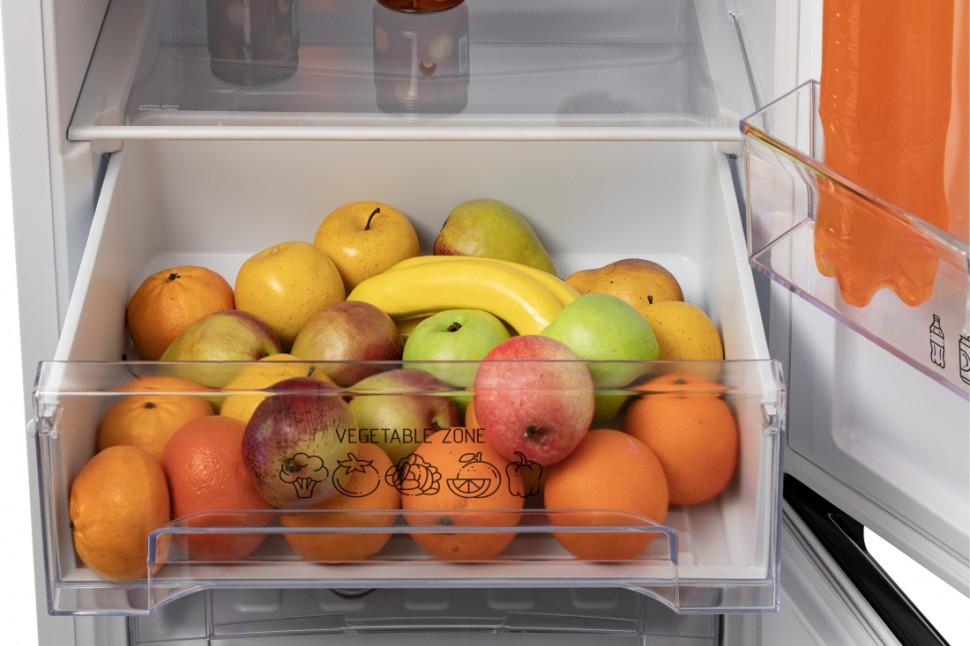 Холодильник с нижней морозильной камерой NORDFROST NRB 161NF W