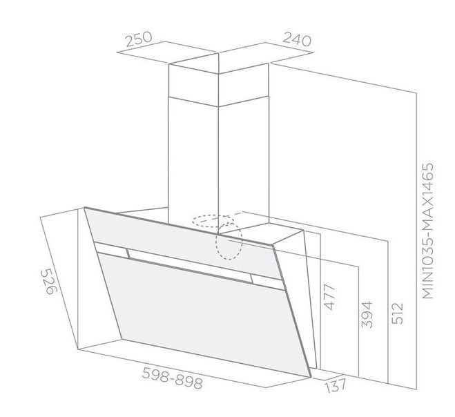 Вытяжка Elica Stripe IX/A/90/LX PRF0100993C Вытяжка Elica Stripe IX/A/90/LX PRF0100993C