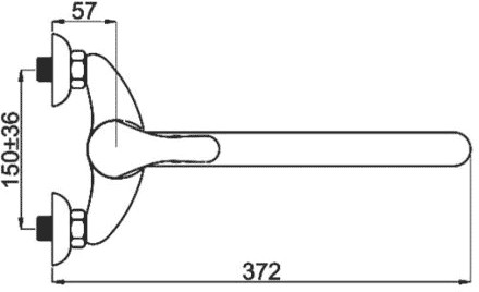 Смеситель Rubineta P-22/C Star