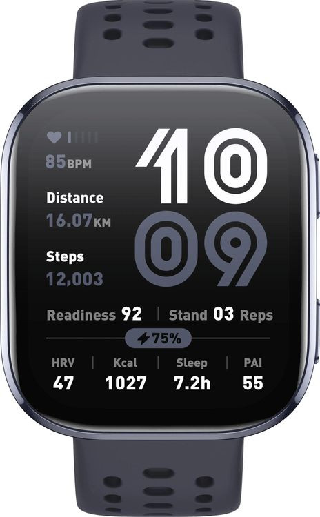 Умные часы Amazfit Bip 6 (черный, с черным силиконовым ремешком) Умные часы Amazfit Bip 6 (черный, с черным силиконовым ремешком)