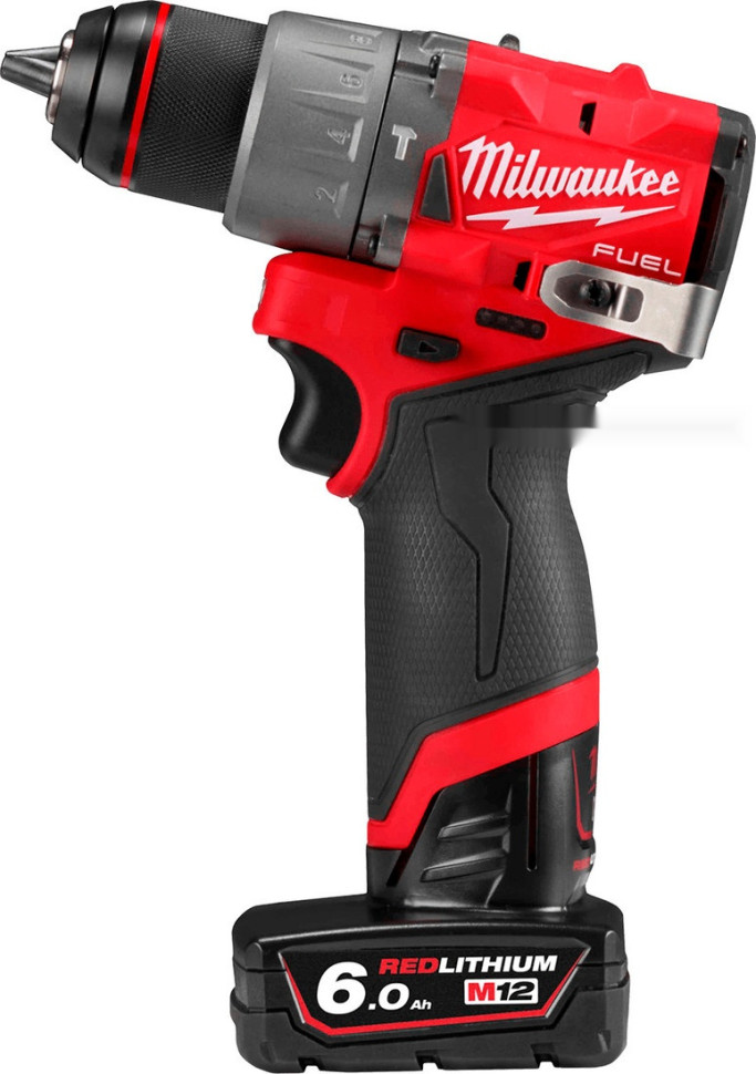 Ударная дрель-шуруповерт Milwaukee M12 FUEL M12FPD2-602X 4933479870 (с 2-мя АКБ 6 Ач, кейс)