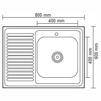 Кухонная мойка Ledeme L68060-6R