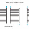 Полотенцесушитель Сунержа Богема+ выгнутая 800х500 00-0221-8050