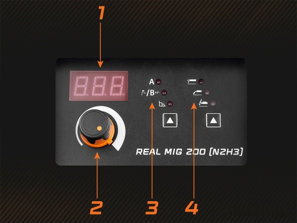 Сварочный инвертор Сварог Real MIG 200 (N2H3) Сварочный инвертор Сварог Real MIG 200 (N2H3)