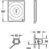 Панель смыва Grohe Tectron Surf 38699000