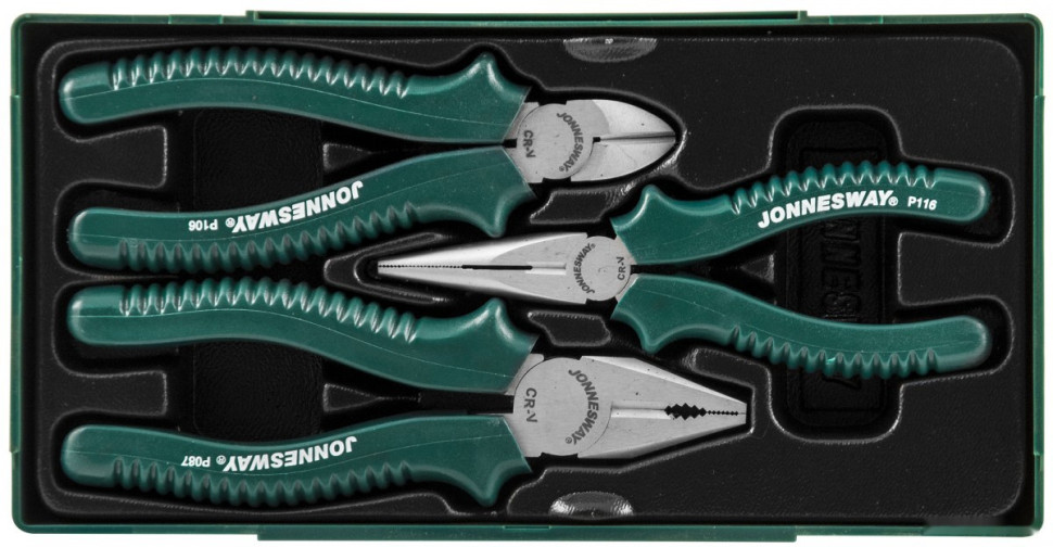 Набор пассатижей Jonnesway P0813SC (3 предмета)