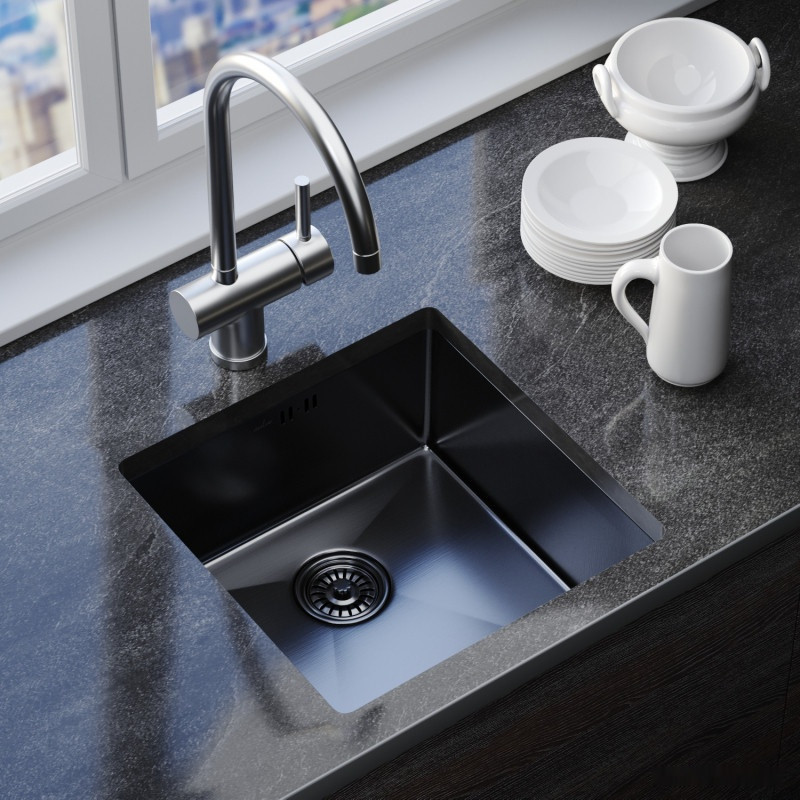 Кухонная мойка Mixline 547228 (черный графит, 3 мм) Кухонная мойка Mixline 547228 (черный графит, 3 мм)