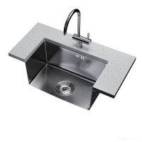 Кухонная мойка Mixline 547228 (черный графит, 3 мм)