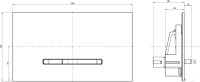 Панель смыва Villeroy &amp; Boch ViConnect 922169D8 (антрацит матовый)