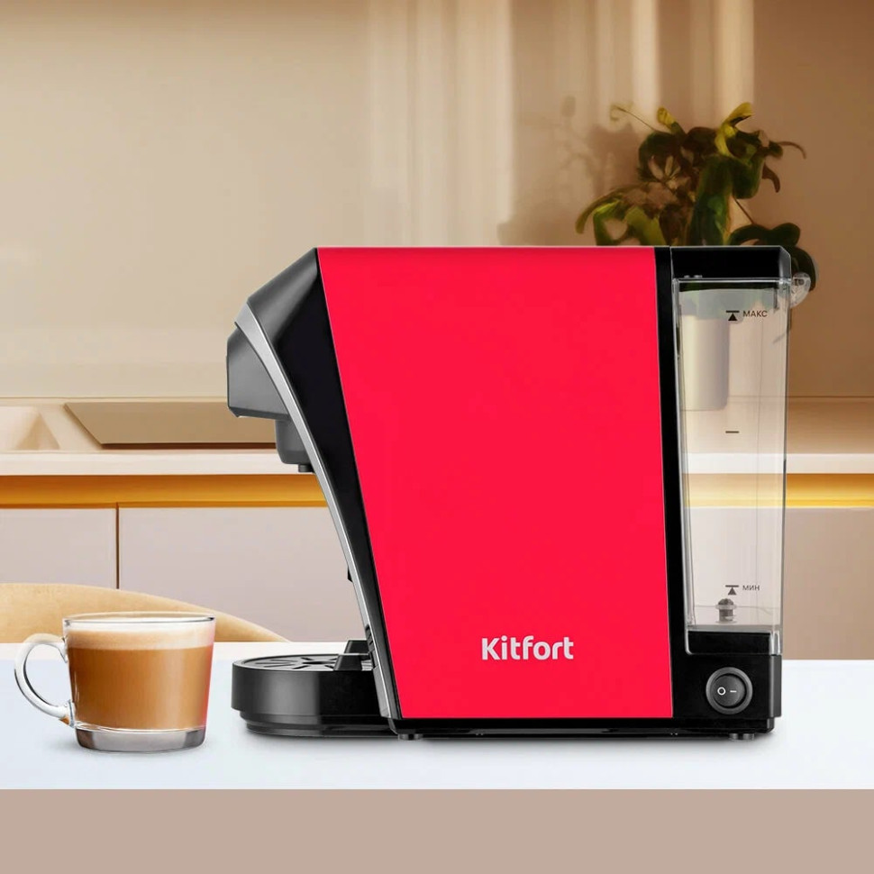 Капсульная кофеварка Kitfort KT-7227 Капсульная кофеварка Kitfort KT-7227