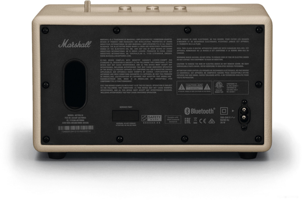 Портативная акустика Marshall Acton III (кремовый) Портативная акустика Marshall Acton III (кремовый)
