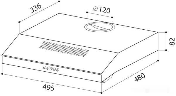 Вытяжка LEX S 500 (белый) Вытяжка LEX S 500 (белый)