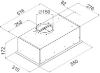 Вытяжка Ciarko Alfa 60 (белый)