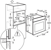 Духовой шкаф Electrolux EZB52410AW