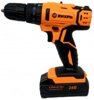 Аккумуляторная дрель-шуруповерт Вихрь ДА-24Л-2кУ