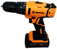Аккумуляторная дрель-шуруповерт Вихрь ДА-24Л-2кУ