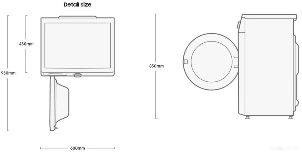 Стиральная машина Samsung WW65AG4S21CXLD Стиральная машина Samsung WW65AG4S21CXLD