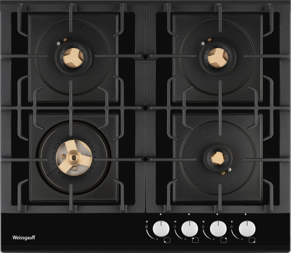 Варочная панель Weissgauff HGG 6445 BL Volcano Burner Варочная панель Weissgauff HGG 6445 BL Volcano Burner