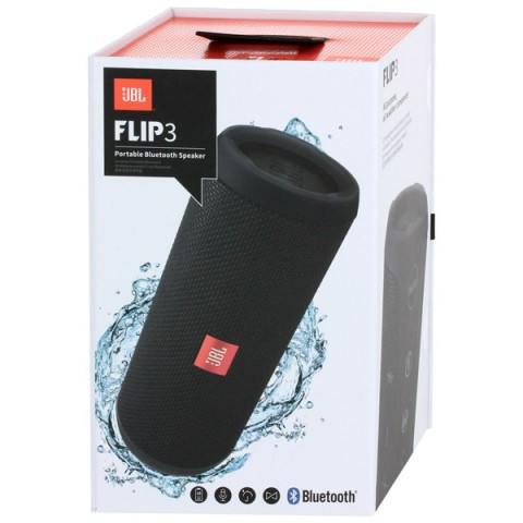 Портативная акустика JBL Flip 3 (Black) Портативная акустика JBL Flip 3 (Black)