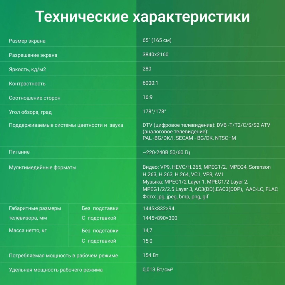 Телевизор DIGMA DM-LED65UBB41 Телевизор DIGMA DM-LED65UBB41