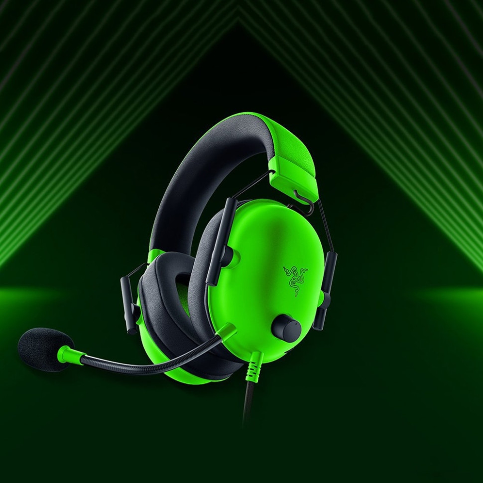Наушники RAZER BlackShark V2 X (зеленый) Наушники RAZER BlackShark V2 X (зеленый)