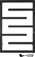 Полотенцесушитель ProHeat Quadro Nova 50х80 (терморегулятор, таймер, черный муар)