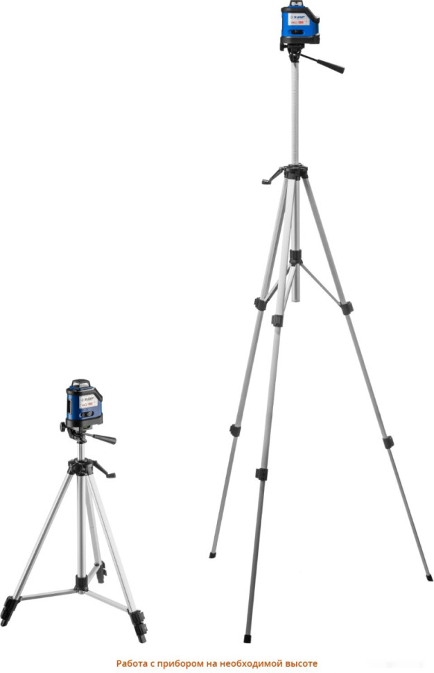 Лазерный нивелир ЗУБР Крест-360 34906-2 (со штативом)