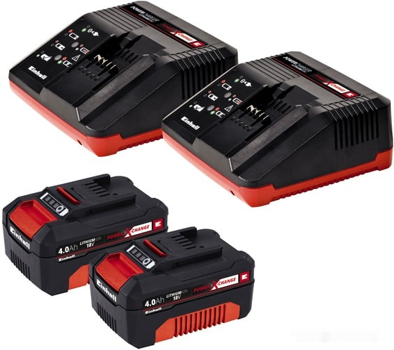 Газонокосилка Einhell GE-CM 43 Li M Kit (с 2-мя АКБ) Газонокосилка Einhell GE-CM 43 Li M Kit (с 2-мя АКБ)