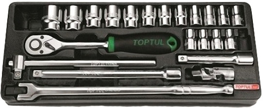 Набор торцевых головок Toptul GCAT2402 24 предмета