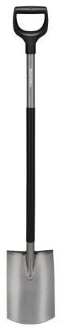 Лопата штыковая прямая Fiskars Ergonomic 1066710