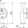 Циркуляционный насос Grundfos UPS 25-70 180 Циркуляционный насос Grundfos UPS 25-70 180