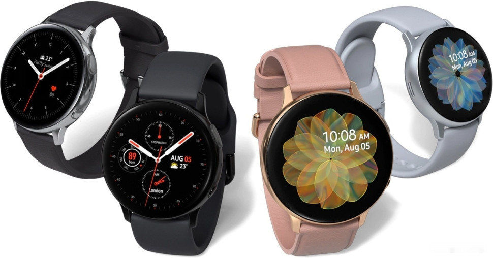 Умные часы Samsung Galaxy Watch Active2 44мм (2 браслета, лакрица) Умные часы Samsung Galaxy Watch Active2 44мм (2 браслета, лакрица)