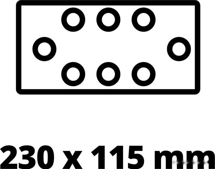 Шлифовальная машина Einhell TE-OS 18/230 Li Solo