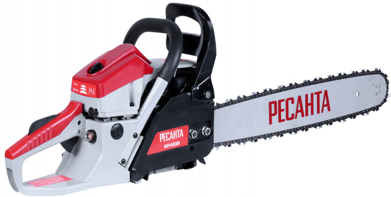 Бензопила цепная Ресанта БП-6220 (70/6/17) Бензопила цепная Ресанта БП-6220 (70/6/17)