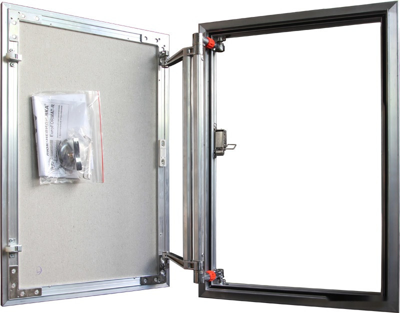 Люк под плитку Практика Евроформат Р АТР (30x70 см)