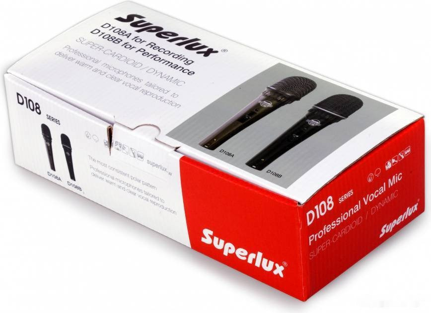 Проводной микрофон Superlux D108B Проводной микрофон Superlux D108B