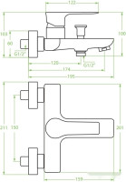 Смеситель Laveo Raila BLL 010D
