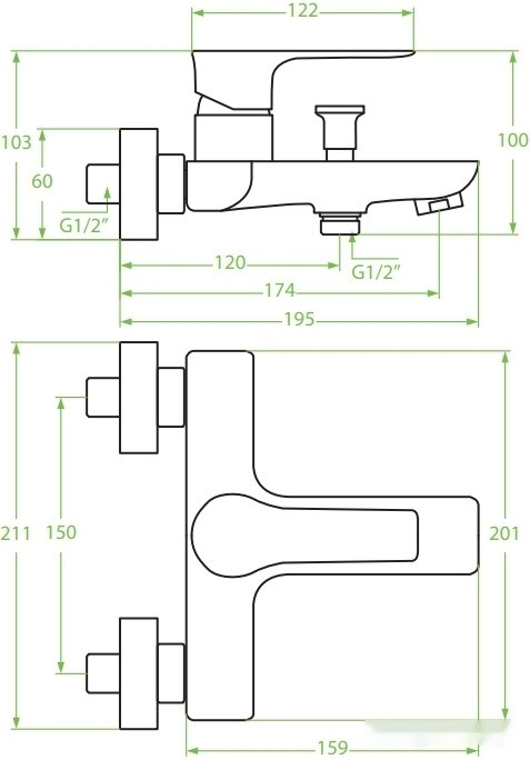 Смеситель Laveo Raila BLL 010D Смеситель Laveo Raila BLL 010D