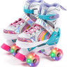 Роликовые коньки Amarobaby Disco AMARO-35Di-Pi-26 (розовый, р-р 26-29) Роликовые коньки Amarobaby Disco AMARO-35Di-Pi-26 (розовый, р-р 26-29)
