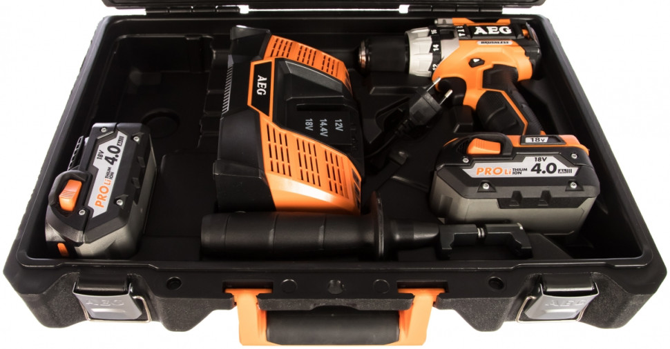 Ударный шуруповерт AEG Powertools BSB 18C2BL LI-402C 4935464097 (с 2-мя АКБ, кейс)