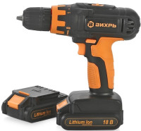 Дрель-шуруповерт Вихрь ДА-18Л-2К
