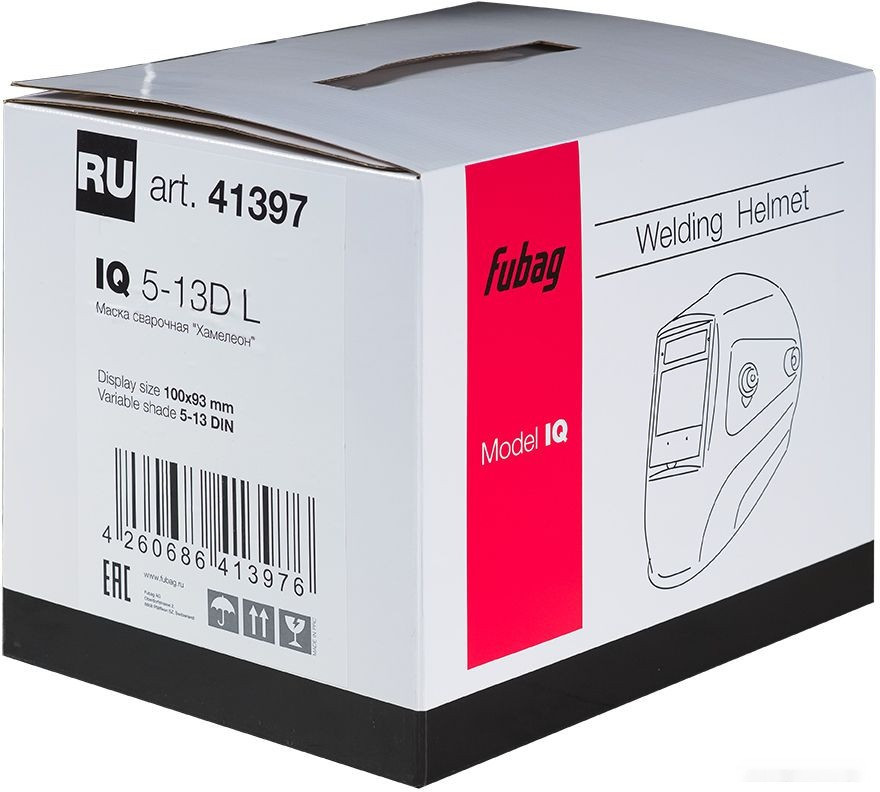 Сварочная маска FUBAG IQ 5-13D L 41397 Сварочная маска FUBAG IQ 5-13D L 41397