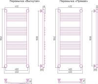 Полотенцесушитель Сунержа Богема+ 1000x400 00-0220-1040
