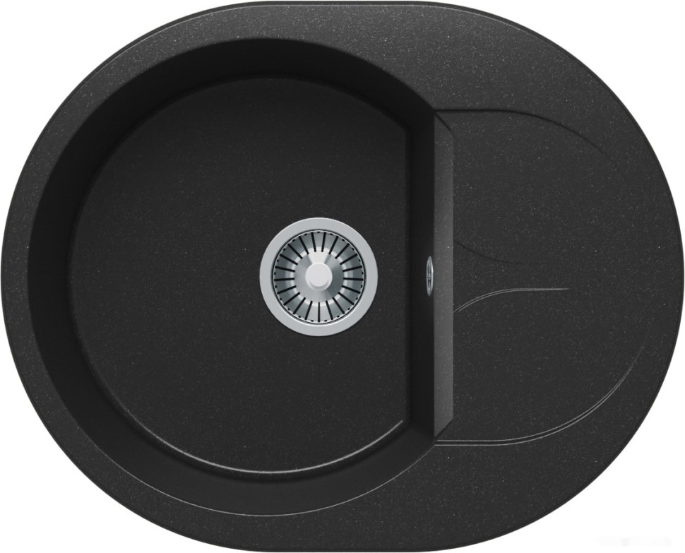 Кухонная мойка Polygran Atol-620 (черный 16)
