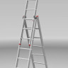 Лестница-стремянка Новая Высота NV 223 алюминиевая трёхсекционная 3x9 ступеней Лестница-стремянка Новая Высота NV 223 алюминиевая трёхсекционная 3x9 ступеней