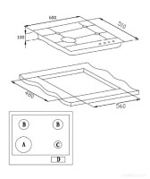 Варочная панель Weissgauff HGG 640 XR