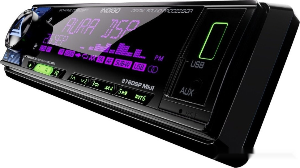 Автомагнитола Aura Indigo-876DSP MKII