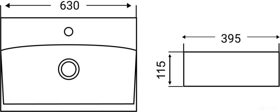 Умывальник Weltwasser Elbach 2060 Умывальник Weltwasser Elbach 2060