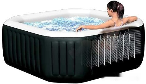 Бассейн INTEX Jet & Bubble Deluxe 28462 (218x71)