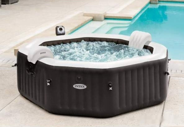 Бассейн INTEX Jet & Bubble Deluxe 28462 (218x71)